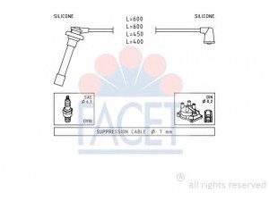 FACET 4.9702 uždegimo laido komplektas 
 Kibirkšties / kaitinamasis uždegimas -> Uždegimo laidai/jungtys
32722-P2A-000, 32722-P2A-003, 32722-P2A-J00