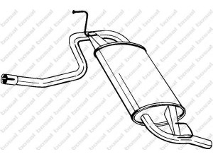BOSAL 219-133 galinis duslintuvas 
 Išmetimo sistema -> Duslintuvas
14300-61G22, 14300-61G30, 14300-61G32