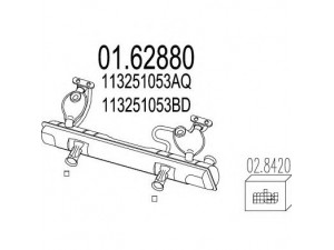 MTS 01.62880 galinis duslintuvas 
 Išmetimo sistema -> Duslintuvas
113251053AQ, 113251053BC, 113251053BD