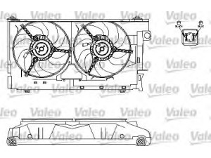 VALEO 696213 elektrovariklis, raditoriaus ventiliatorius 
 Aušinimo sistema -> Radiatoriaus ventiliatorius