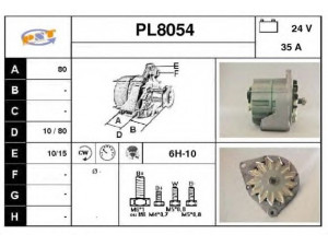 SNRA PL8054 kintamosios srovės generatorius
51261017133