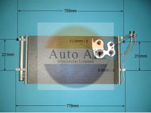 AUTO AIR GLOUCESTER 16-1354 kondensatorius, oro kondicionierius 
 Oro kondicionavimas -> Kondensatorius
976061D100