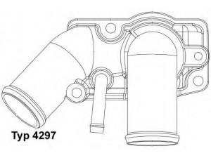 WAHLER 4297.92D termostatas, aušinimo skystis 
 Aušinimo sistema -> Termostatas/tarpiklis -> Thermostat
13 38 015, 53 42 258, 24 420 728