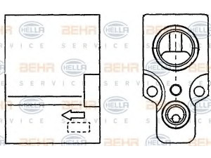 HELLA 8UW 351 234-241 išsiplėtimo vožtuvas, oro kondicionavimas 
 Oro kondicionavimas -> Vožtuvai
77010-57563, 45 00 874, 91 61 174