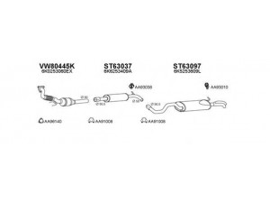 VENEPORTE 630201 išmetimo sistema
