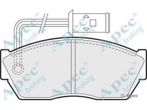 APEC braking PAD400 stabdžių trinkelių rinkinys, diskinis stabdys 
 Techninės priežiūros dalys -> Papildomas remontas
GBP289AF, GBP310AF, GBP90289, GBP90293