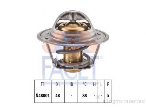 FACET 7.8480S termostatas, aušinimo skystis 
 Aušinimo sistema -> Termostatas/tarpiklis -> Thermostat
6 201 247, 91XM-8575-AA