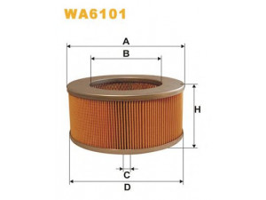 WIX FILTERS WA6101 oro filtras 
 Techninės priežiūros dalys -> Techninės priežiūros intervalai
283, RF0113Z40, 0145623603, 145623603