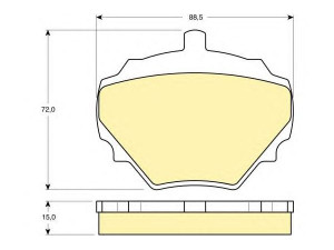 GIRLING 6109746 stabdžių trinkelių rinkinys, diskinis stabdys 
 Techninės priežiūros dalys -> Papildomas remontas
RTC3164, GBP266, GBP271, RTC3164