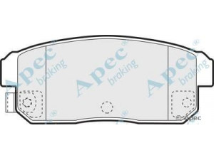 APEC braking PAD1369 stabdžių trinkelių rinkinys, diskinis stabdys 
 Techninės priežiūros dalys -> Papildomas remontas
F1YA2643Z, F1YA2648Z