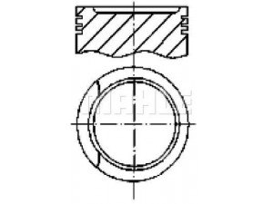 MAHLE ORIGINAL SS0700860 stūmoklis