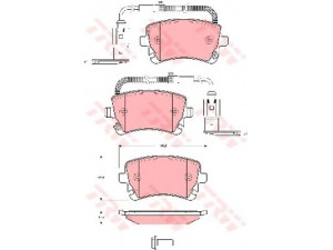 TRW GDB1508 stabdžių trinkelių rinkinys, diskinis stabdys 
 Techninės priežiūros dalys -> Papildomas remontas
3D0698451, 3D0698451A