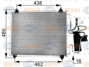 HELLA 8FC 351 038-571 kondensatorius, oro kondicionierius 
 Oro kondicionavimas -> Kondensatorius
77 01 205 268, 77 01 205 610, 77 01 205 610