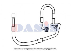 AKS DASIS 885837N aukšto slėgio linija, oro kondicionavimas 
 Oro kondicionavimas -> Žarnelės/vamzdeliai
1140716, 1144495, 1148934, 1204458