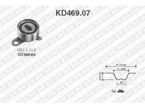 SNR KD469.07 paskirstymo diržo komplektas 
 Techninės priežiūros dalys -> Papildomas remontas
13505-15041