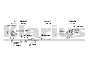 KLARIUS 391271U išmetimo sistema