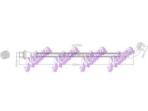 Brovex-Nelson H7299 stabdžių žarnelė 
 Stabdžių sistema -> Stabdžių žarnelės
9094702G13, 9094702G15, 9094702H00