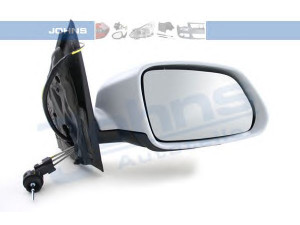 JOHNS 95 26 38-5 išorinis veidrodėlis 
 Kėbulas -> Langai/veidrodėliai -> Veidrodėlis
1Z0 857 538A, 6Q1 857 508AH, 6Q1 857 508AH 9B9