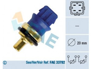 FAE 33780 siuntimo blokas, aušinimo skysčio temperatūra 
 Elektros įranga -> Jutikliai
078 919 501 B
