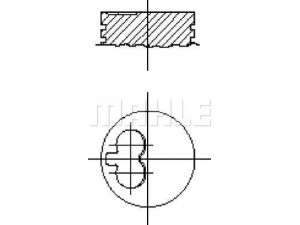 MAHLE ORIGINAL S18860 stūmoklis