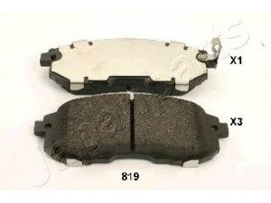 JAPANPARTS PA-819AF stabdžių trinkelių rinkinys, diskinis stabdys 
 Techninės priežiūros dalys -> Papildomas remontas
55810-80J51, 55810-80J51-PPS