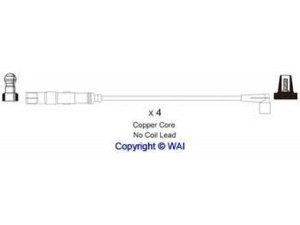 WAIglobal SL557 uždegimo laido komplektas