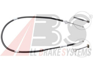A.B.S. K12997 trosas, stovėjimo stabdys 
 Stabdžių sistema -> Valdymo svirtys/trosai
46430-10100, 4643010101