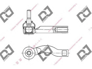 DJ PARTS DE1020 skersinės vairo trauklės galas 
 Vairavimas -> Vairo mechanizmo sujungimai
45046-49095, 4504649095