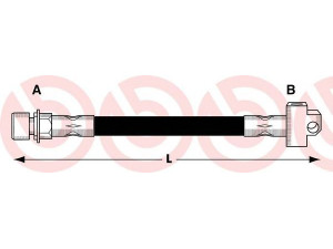 BREMBO T 24 061 stabdžių žarnelė 
 Stabdžių sistema -> Stabdžių žarnelės
1631050, 1631051, BFH4432, PHA232