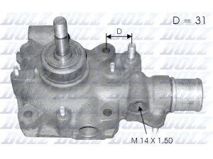 DOLZ B114 vandens siurblys 
 Aušinimo sistema -> Vandens siurblys/tarpiklis -> Vandens siurblys
2995624, 5000297602, 5001849884