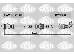 SASIC 6606154 stabdžių žarnelė 
 Stabdžių sistema -> Stabdžių žarnelės
46210JD000
