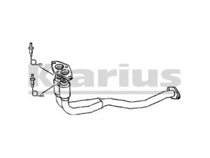 KLARIUS 322596 katalizatoriaus keitiklis 
 Išmetimo sistema -> Katalizatoriaus keitiklis
55186067, 55195060, 55186067, 55195060