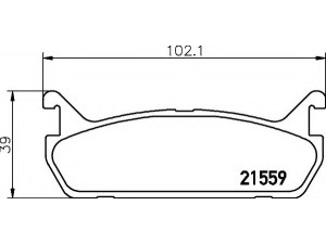 HELLA 8DB 355 016-601 stabdžių trinkelių rinkinys, diskinis stabdys 
 Techninės priežiūros dalys -> Papildomas remontas
0449287101, 0449287101000, 0449287102