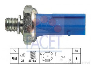 FACET 7.0212 alyvos slėgio jungiklis 
 Variklis -> Variklio elektra
06K 919 081 B