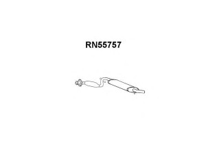 VENEPORTE RN55757 priekinis duslintuvas 
 Išmetimo sistema -> Duslintuvas
7700794292