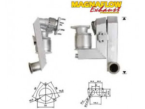 MAGNAFLOW 76018 katalizatoriaus keitiklis 
 Išmetimo sistema -> Katalizatoriaus keitiklis
1705RN