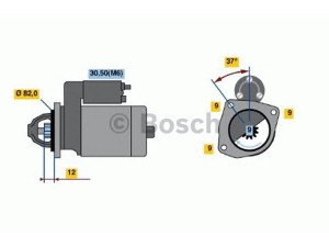 BOSCH 0 001 108 247 starteris 
 Elektros įranga -> Starterio sistema -> Starteris
46830212