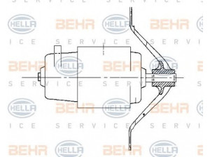 HELLA 8EW 009 158-381 vidaus pūtiklis 
 Šildymas / vėdinimas -> Orpūtė/dalys
64 11 8 390 240, 8 390 240