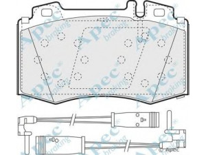 APEC braking PAD1535 stabdžių trinkelių rinkinys, diskinis stabdys 
 Techninės priežiūros dalys -> Papildomas remontas
0034204220, 0034205820, 0044200420