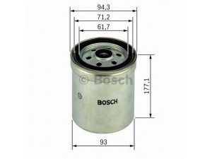 BOSCH 1 457 434 180 kuro filtras
7021 42 C 1, 390 092 00 01, A 390 092 00 01