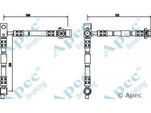 APEC braking HOS3519 stabdžių žarnelė 
 Stabdžių sistema -> Stabdžių žarnelės
46210AV720