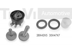 TREVI AUTOMOTIVE KD1243S paskirstymo diržo komplektas 
 Techninės priežiūros dalys -> Papildomas remontas