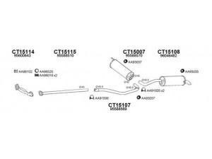 VENEPORTE 150185 išmetimo sistema