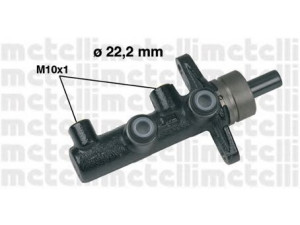 METELLI 05-0427 pagrindinis cilindras, stabdžiai 
 Stabdžių sistema -> Pagrindinis stabdžių cilindras
51100-81A60, 51100-81A62, 51100-84A60