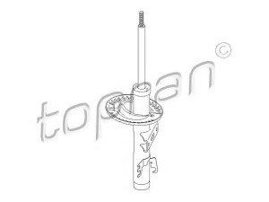 TOPRAN 113 455 amortizatorius 
 Pakaba -> Amortizatorius
7E5 413 031A, 7H0 413 031K, 7H0 413 031L