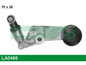 LUCAS ENGINE DRIVE LA0466 diržo įtempiklis, V formos rumbuotas diržas 
 Diržinė pavara -> V formos rumbuotas diržas/komplektas -> Dirželio įtempiklis (įtempimo blokas)
16620-0D020, 16620-0D021, 16620-0W090