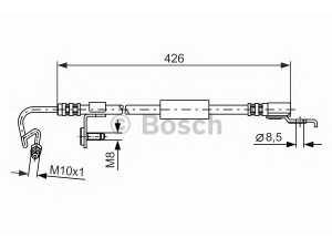 BOSCH 1 987 476 623 stabdžių žarnelė 
 Stabdžių sistema -> Stabdžių žarnelės
1000743, 6758851, 6823334, 92AB 2282 AB