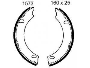 BSF 01573 stabdžių trinkelių komplektas, stovėjimo stabdis 
 Stabdžių sistema -> Rankinis stabdys
1387798, 13877980, 272134