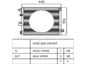 PARTS-MALL PXNCA-081 kondensatorius, oro kondicionierius
9760605500