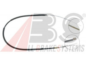 A.B.S. K12676 trosas, stovėjimo stabdys 
 Stabdžių sistema -> Valdymo svirtys/trosai
6K9.609.721, 6K9.609.721
